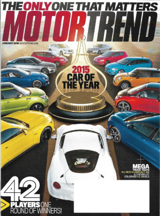 MOTOR TREND 2015 JAN - CAR of the YEAR, PICKUP SHOOTOUTs, TESLA MODEL S P85D
